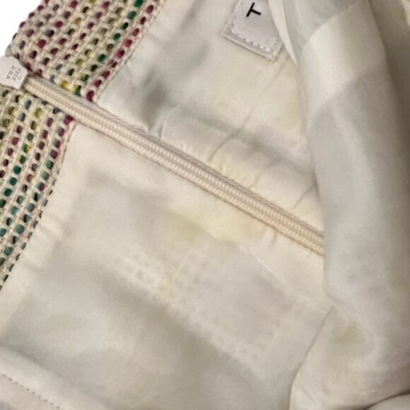 🎉PRICE REDUCED🎉 TRINA TURK Strapless Embroidered Dress Tweed Summer Party 2‎ - Picture 5 of 14